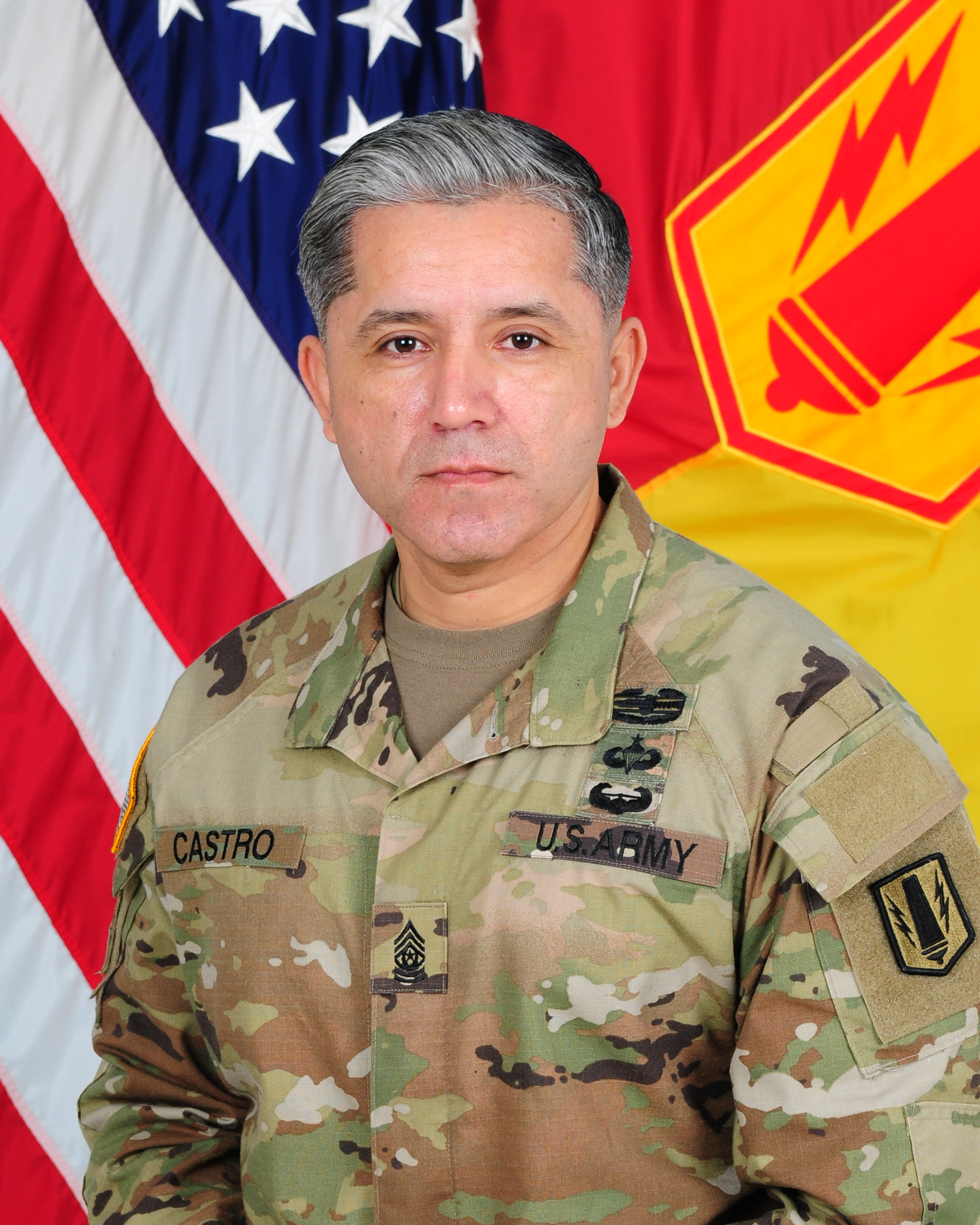 Command Sergeant Major Kristian Castro